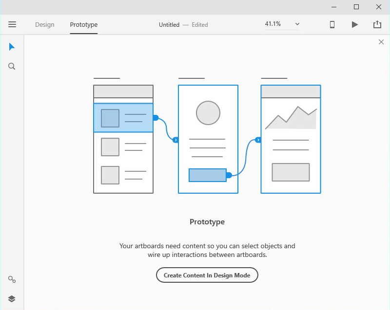 Werken met Adobe XD.